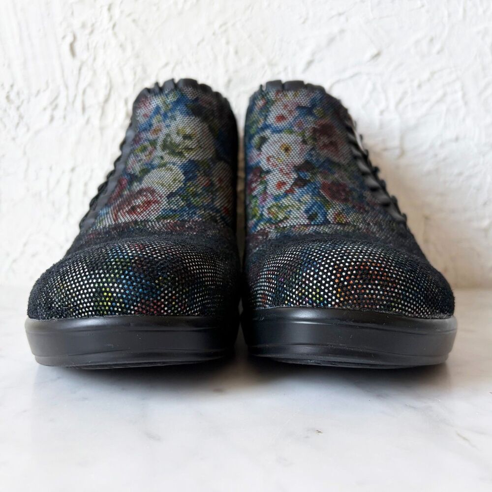 Alegria Hannah HAN-509 Ankle Boots Women EU 39 US 8.5-9 Multi Dot Floral NWOB - Picture 4 of 8